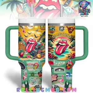 Rolling Stones Hawaiian Sunset Stanley Tumbler Cup
