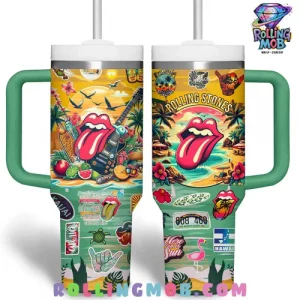 Rolling Stones Hawaiian Sunset Stanley Tumbler Cup 3