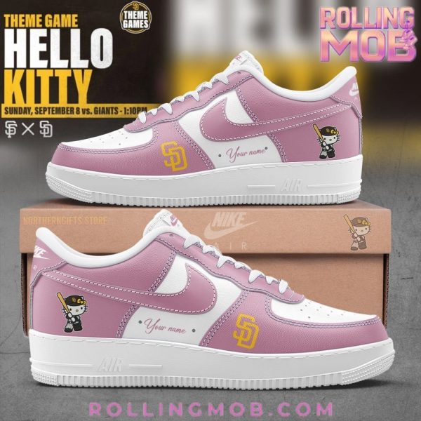 San Diego Padres x Hello Kitty Nike Air Force 1