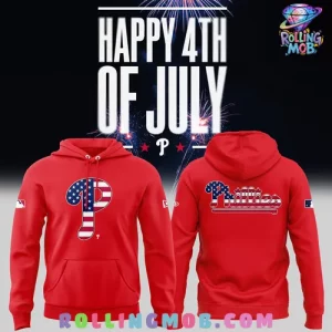 Special Fourth of July Philadelphia Phillies Red Hoodie