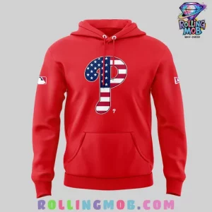 Special Fourth of July Philadelphia Phillies Red Hoodie