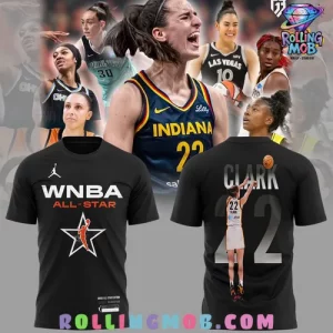 Special New 2024 WNBA Caitlin Clark Team All Star Black T-Shirt
