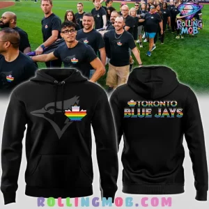 Special Pride Night Toronto Blue Jays Black Hoodie