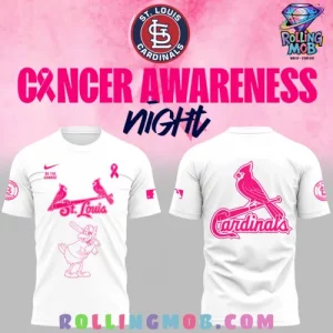 St. Louis Cardinals x Cancer Awareness Night 2025 T-Shirt