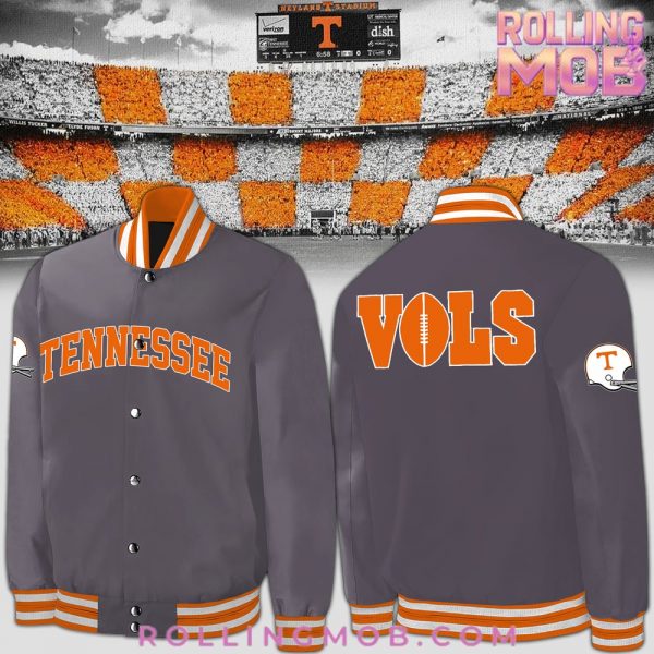 Tennessee Volunteers Football Smokey Grey Bomber Jacket