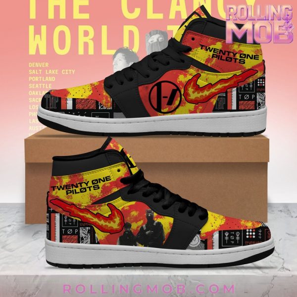 Twenty One Pilots On Fire Blurryface Air Force 1