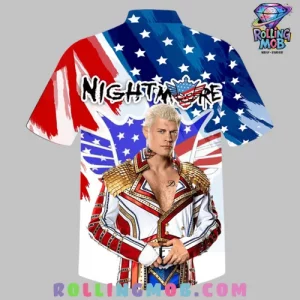 WWE Universal Champion Cody Rhodes Hawaiian Shirt 4
