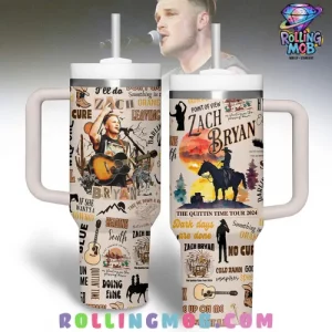 Zach Bryan The Quittin Time Tour 2024 Stanley Tumbler Cup