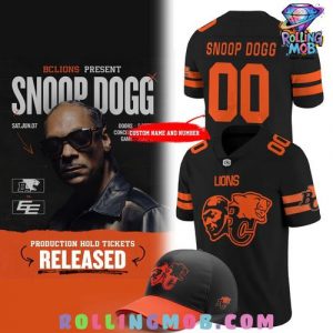 BC Lions Snoop Dogg 2025 Concert Special Edition Football Jersey