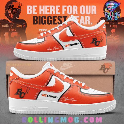 BC Lions Limited Edition Nike Air Force 1 BC Lions Limited Edition Nike Air Force 1
