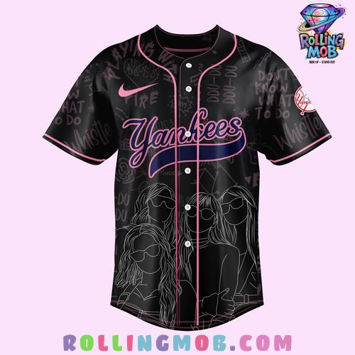 BLACKPINK x Yankees 2025 World Tour New York Special Baseball Jersey BLACKPINK x Yankees 2025 World Tour New York Special Baseball Jersey