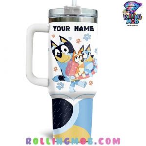 Bluey Father Figure Dad Bod Custom Stanley Tumbler Cup