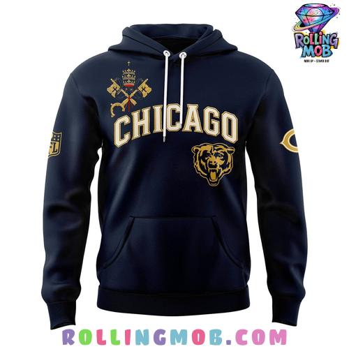 Chicago Bears Pope Leo XIV Tribute Hoodie Chicago Bears Pope Leo XIV Tribute Hoodie