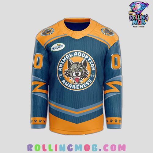 Chicago Wolves Animal Adoption Awareness 2025 Hockey Jersey Chicago Wolves Animal Adoption Awareness 2025 Hockey Jersey