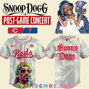 Cincinnati Reds x Snoop Dogg 2025 Concert Baseball Jersey