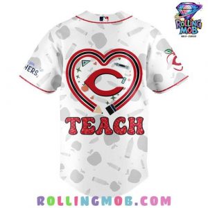 Cincinnati Reds Teacher Appreciation 2025 Baseball Jersey 3