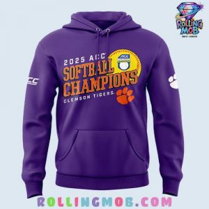Clemson Tigers 2025 ACC Softball Champions Limited Hoodie