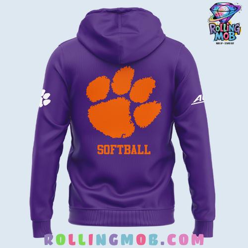 Clemson Tigers 2025 ACC Softball Champions Limited Hoodie Clemson Tigers 2025 ACC Softball Champions Limited Hoodie