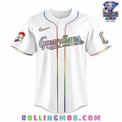 Cleveland Guardians LGBTQ Pride Night 2025 Baseball Jersey Cleveland Guardians LGBTQ Pride Night 2025 Baseball Jersey