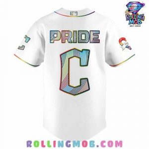 Cleveland Guardians LGBTQ Pride Night 2025 Baseball Jersey 3
