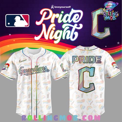 Cleveland Guardians 2025 Pride Night Baseball Jersey Cleveland Guardians 2025 Pride Night Baseball Jersey