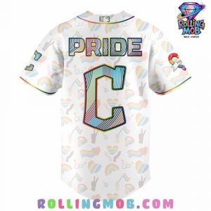 Cleveland Guardians LGBTQ Pride Night 2025 Special Baseball Jersey 3