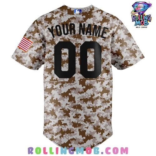 Columbus Clippers 2025 Special Camo Custom Baseball Jersey Columbus Clippers 2025 Special Camo Custom Baseball Jersey