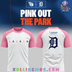 Detroit Tigers Pink Out The Park Special T Shirt 1