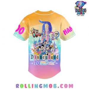 Disneyland 70th Anniversary Years of Magic Special Baseball Jersey 4