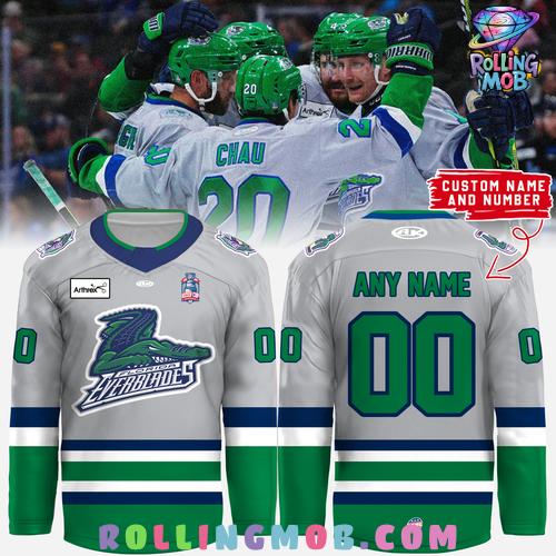 Florida Everblades 2025 Kelly Cup Playoffs Official Hockey Jersey Florida Everblades 2025 Kelly Cup Playoffs Official Hockey Jersey