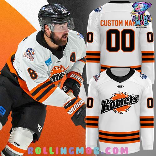 Fort Wayne Komets 2025 Kelly Cup Playoffs Hockey Jersey Fort Wayne Komets 2025 Kelly Cup Playoffs Hockey Jersey