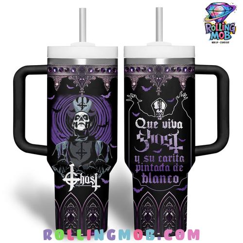 Ghost Band Que Viva Ghost Limited Edition Stanley Tumbler Cup Ghost Band Que Viva Ghost Limited Edition Stanley Tumbler Cup
