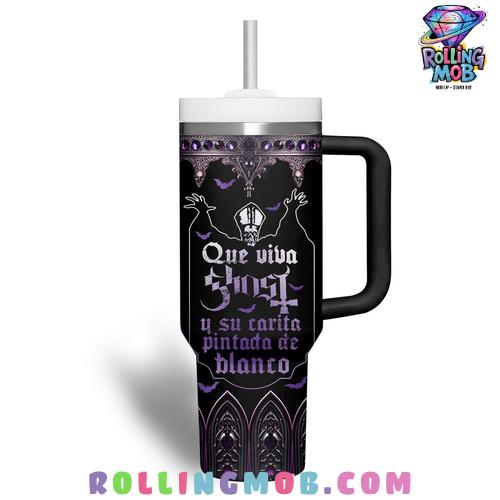 Ghost Band Que Viva Ghost Limited Edition Stanley Tumbler Cup Ghost Band Que Viva Ghost Limited Edition Stanley Tumbler Cup