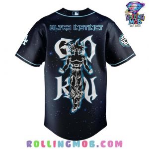 Goku Ultra Instinct x Los Angeles Dodgers 2025 Baseball Jersey 3