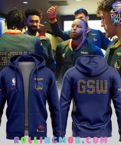 Golden State Warriors Playoff 2025 Zip Hoodie