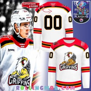 Grand Rapids Griffins 2025 Calder Cup Playoffs Official Hockey Jersey