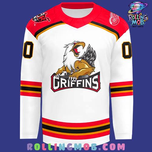 Grand Rapids Griffins 2025 Calder Cup Playoffs Official Hockey Jersey Grand Rapids Griffins 2025 Calder Cup Playoffs Official Hockey Jersey