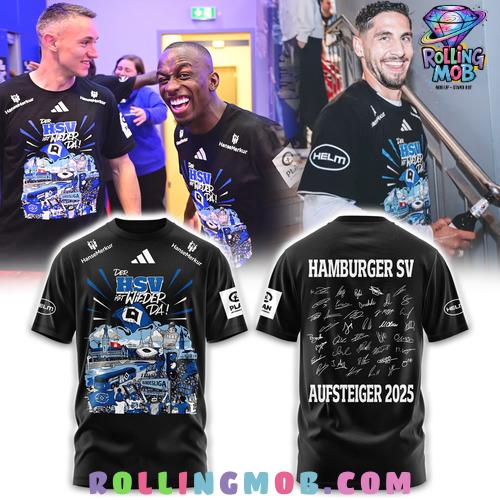 Hamburger SV Promotion 2025 Commemorative Limited T-Shirt Hamburger SV Promotion 2025 Commemorative Limited T-Shirt