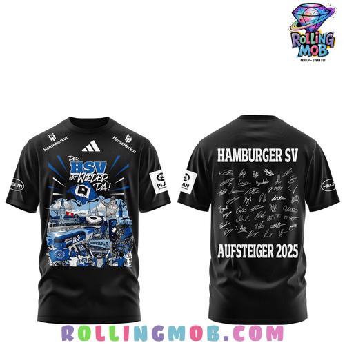 Hamburger SV Promotion 2025 Commemorative Limited T-Shirt Hamburger SV Promotion 2025 Commemorative Limited T-Shirt