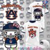Hello Kitty x Auburn Tigers Football Pink T-Shirt