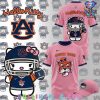 Hello Kitty x Auburn Tigers Football White T-Shirt