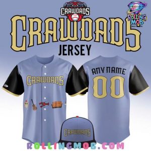 Hickory Crawdads Baseball x Friends Day Night 2025 Baseball Jersey