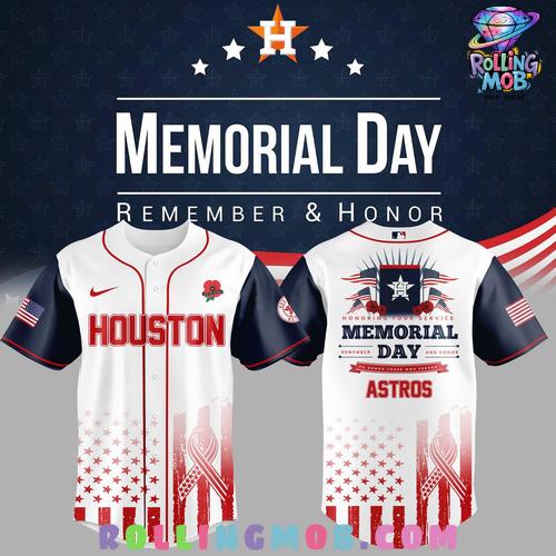 Houston Astros 2025 Memorial Day Special Baseball Jersey Houston Astros 2025 Memorial Day Special Baseball Jersey