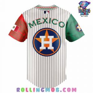 Houston Astros Mexican Heritage Night 2025 Striped Baseball Jersey 3