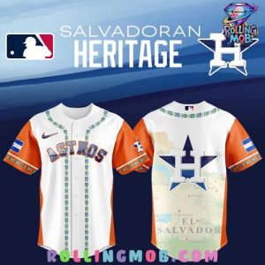 Houston Astros Salvadoran Heritage 2025 Baseball Jersey