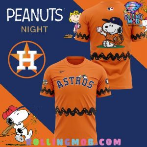 Houston Astros x 75th Anniversary Of Peanuts Collection Shirt 4