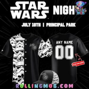 Iowa Chicago Cubs Star Wars Night 2025 Baseball Jersey