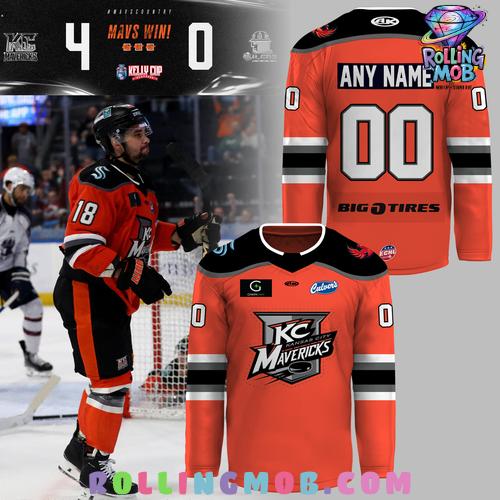 Kansas City Mavericks 2025 Kelly Cup Playoffs Hockey Jersey Kansas City Mavericks 2025 Kelly Cup Playoffs Hockey Jersey