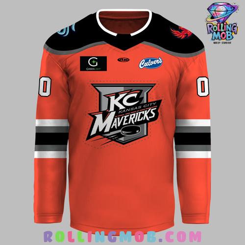 Kansas City Mavericks 2025 Kelly Cup Playoffs Hockey Jersey Kansas City Mavericks 2025 Kelly Cup Playoffs Hockey Jersey
