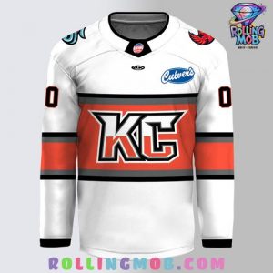 Kansas City Mavericks 2025 Kelly Cup Playoffs Official White Hockey Jersey